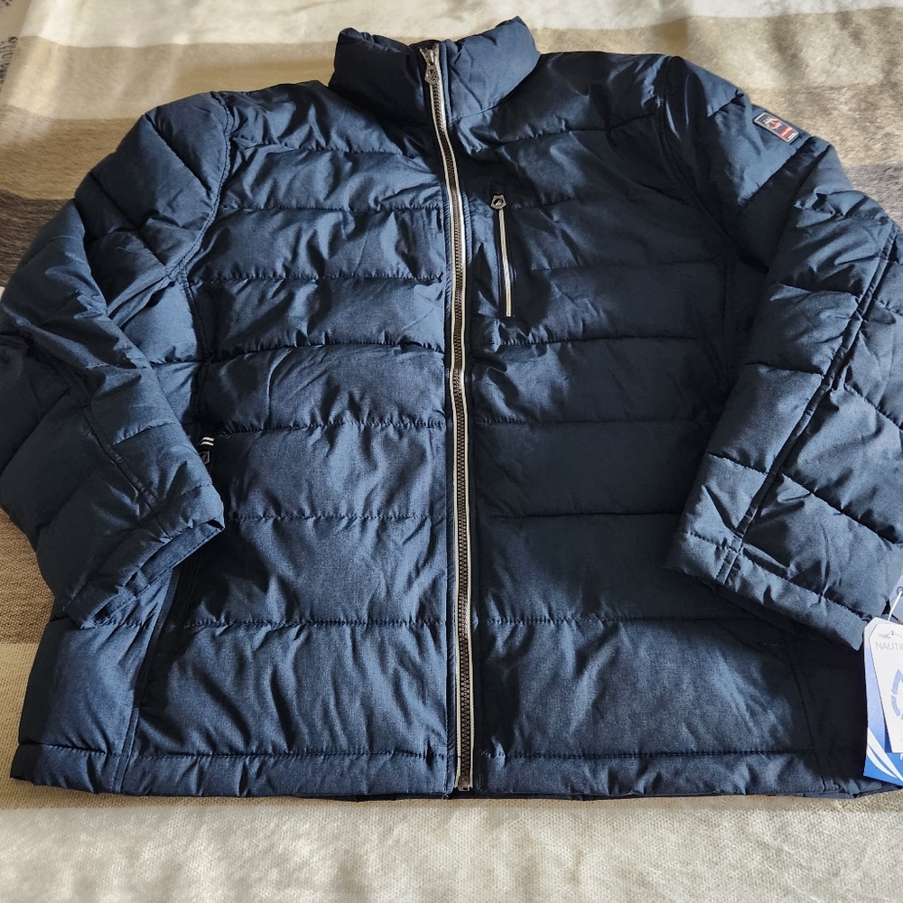 NAUTICA MENS JACKET SIZE XL COLOR BLUE